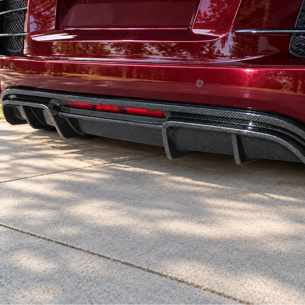 Carbon Fiber Rear Diffuser V2 - Audi R8 Gen 1 (2007-2015) — edited rendering 1