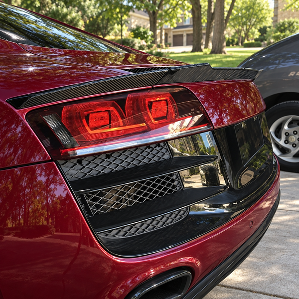 Carbon Fiber Rear Spoiler V1 - Audi R8 Gen 1 (2007-2015) — edited rendering 2