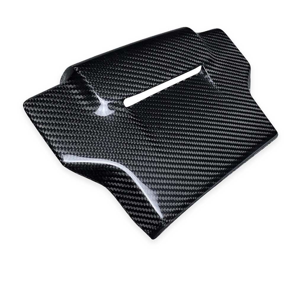 Carbon Fiber Engine Cover - Audi R8 Gen 1 (2007-2015) — original carbon weave, background-only cleanup 1