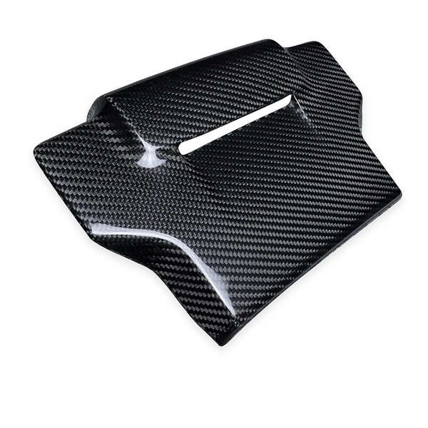 Carbon Fiber Engine Cover - Audi R8 Gen 1 (2007-2015) — original carbon weave, background-only cleanup 1