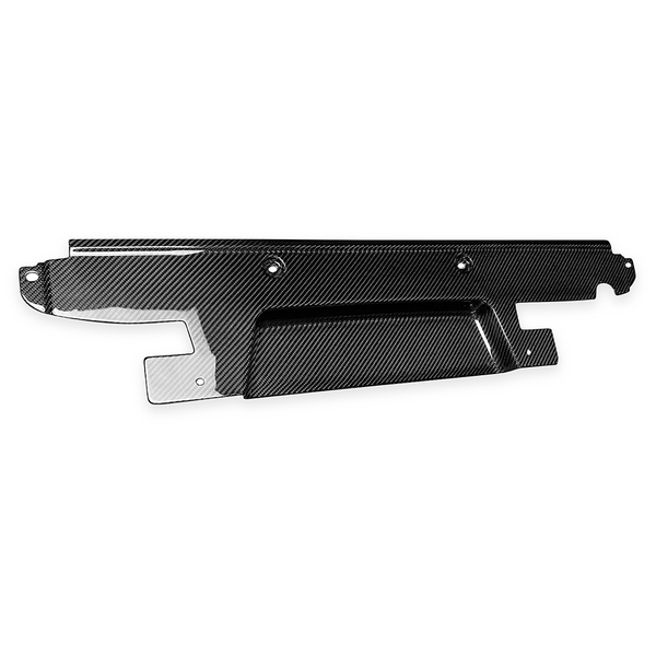Carbon Fiber Engine Bay Underscreen Shield - Audi R8 Gen 1 (2007-2015) — original carbon weave, background-only cleanup 1