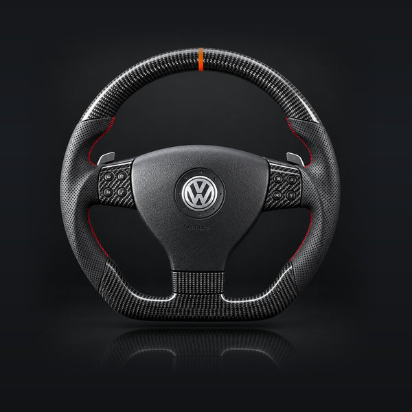 Golf MK5 carbon fiber steering wheel - EuroSpeed