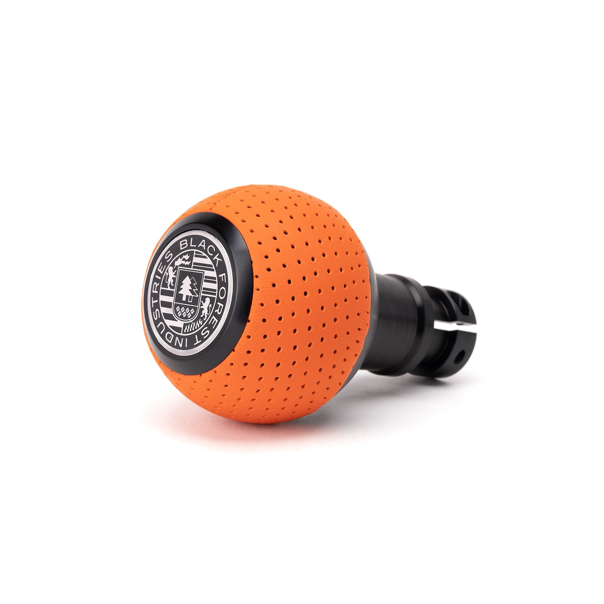 BFI GS2 Heavy Weight Shift Knob, Manual for Toyota Supra A90 / A91 (2020–2026) - Arancia Mira Orange Air Leather / Black Anodized