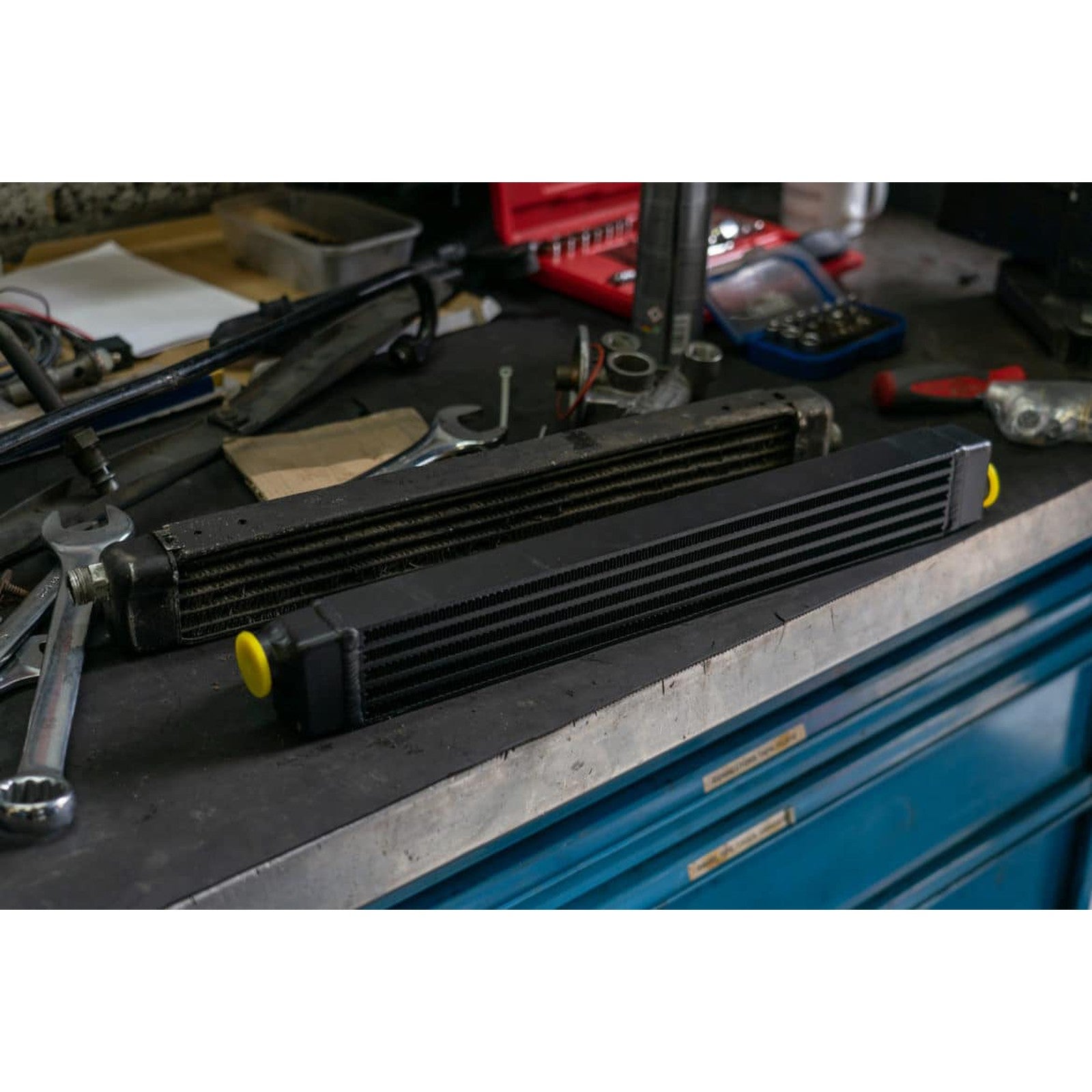 CSF Race Oil Cooler for BMW E30 Oil Cooler w/ fittings for OEM style and AN-10 male connections