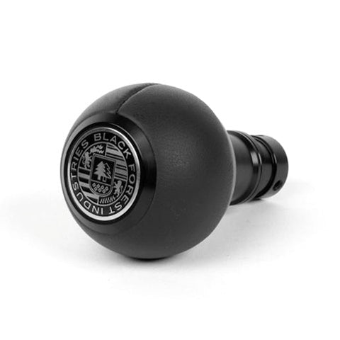 BFI GS2 Heavy Weight Shift Knob, Auto / DSG for Volkswagen Passat, Atlas, Eos, Passat CC & More (1999–2026) - Black Napa Leather / Black Anodized
