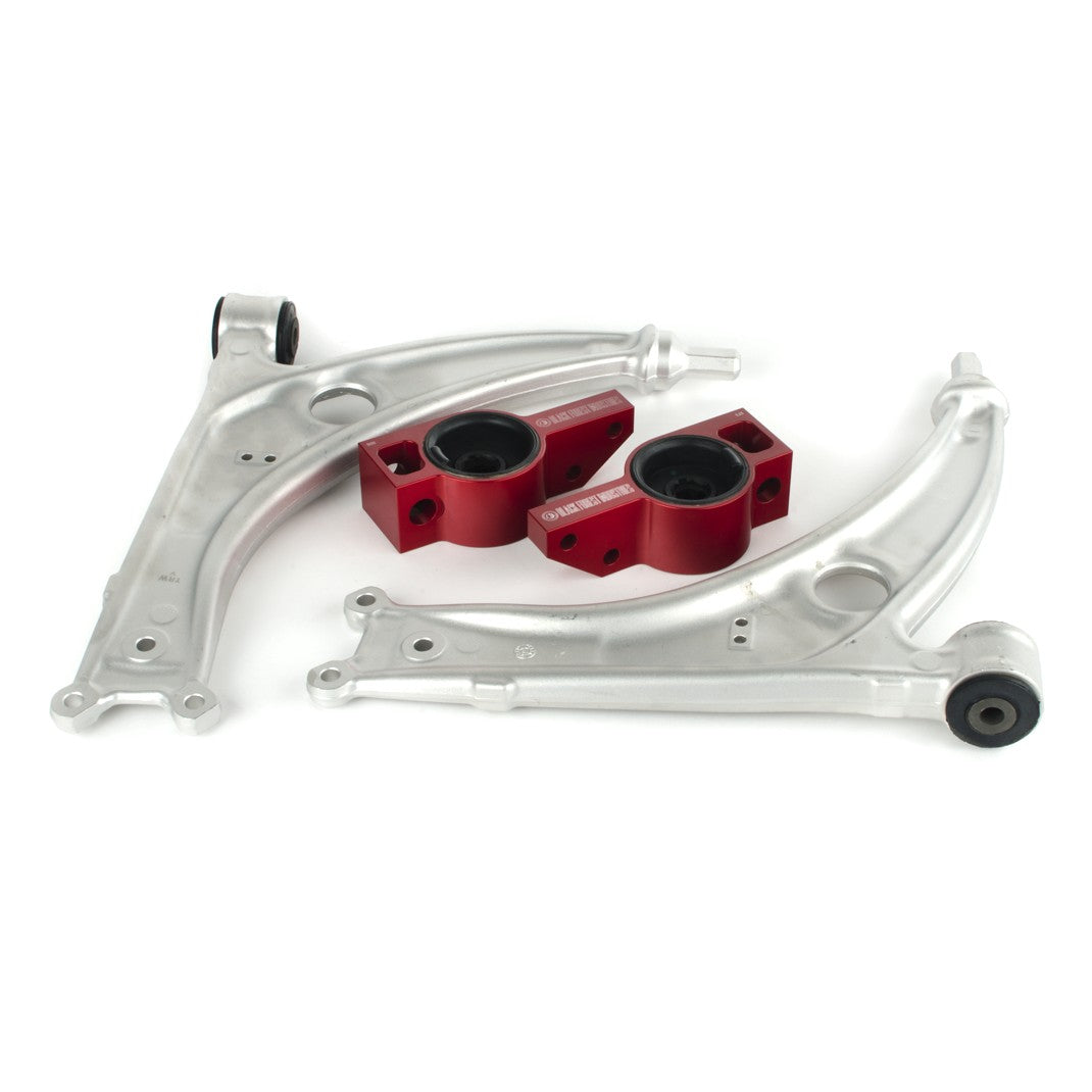 BFI Caster+ Rear Brackets, Bushings & Aluminum Lower Control Arms for Volkswagen Golf MK5 / MK6 (2003–2013)