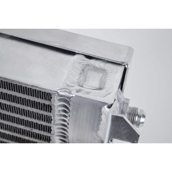 CSF Race Oil Cooler for 13.8in x 10in Dual Fluid Bar & Plate HD Oil Cooler w/9in SPAL Fan (Discontinued)