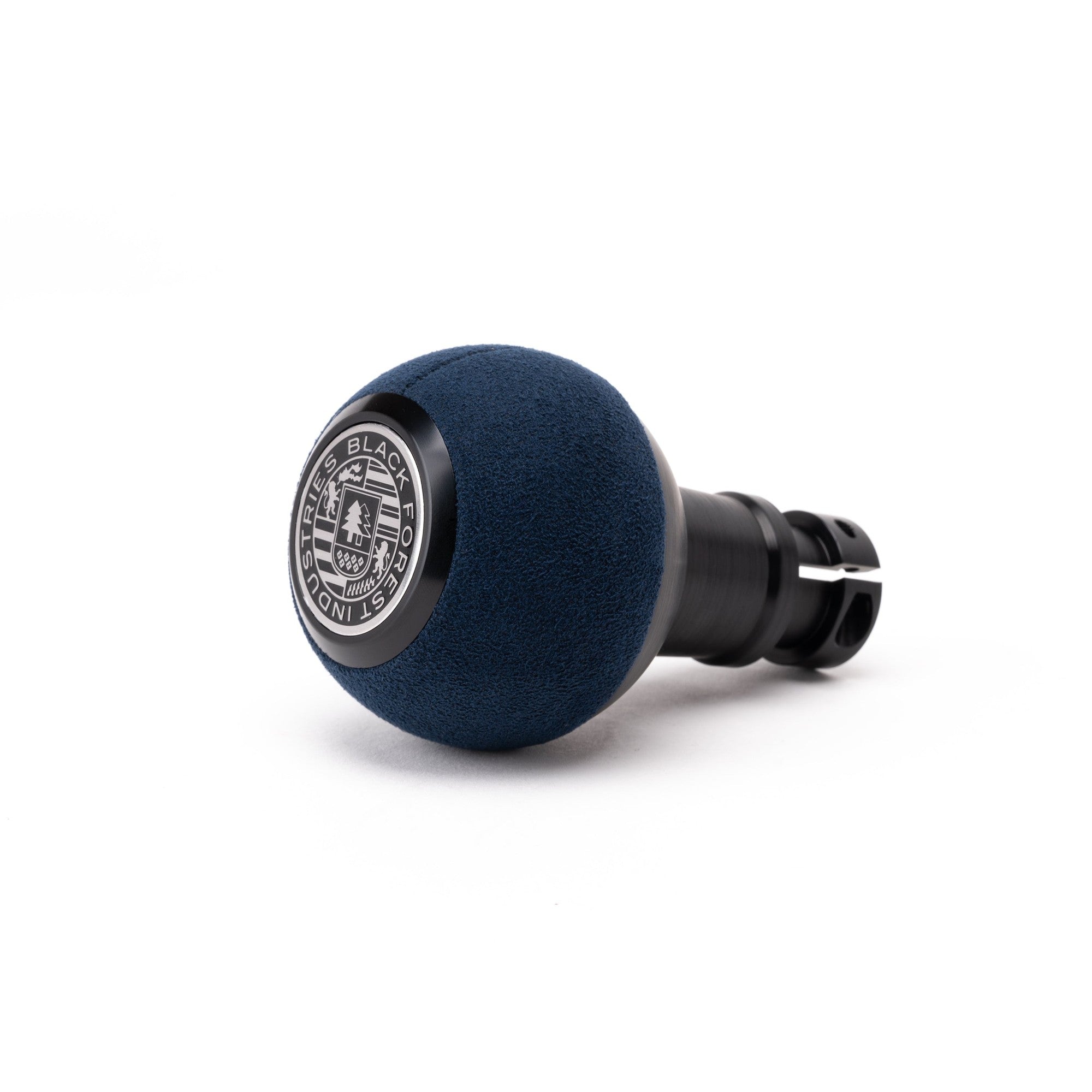 BFI GS2 Heavy Weight Shift Knob, Threaded - Royal Blue Alcantara / Black Anodized