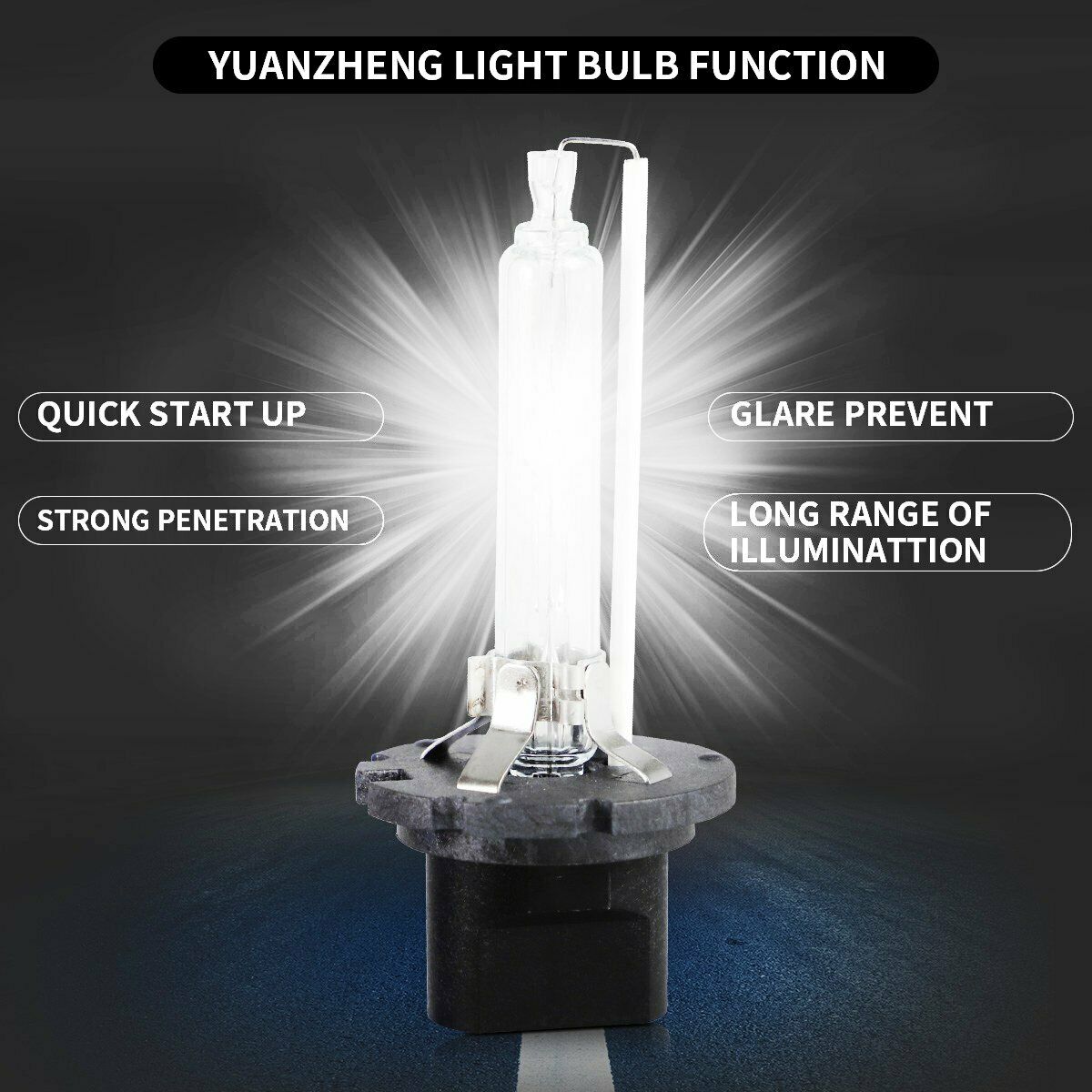 HID Low Beam Bulb Kit with Ballast for Volkswagen Golf MK7 VLAND Headlights (2015–2017)