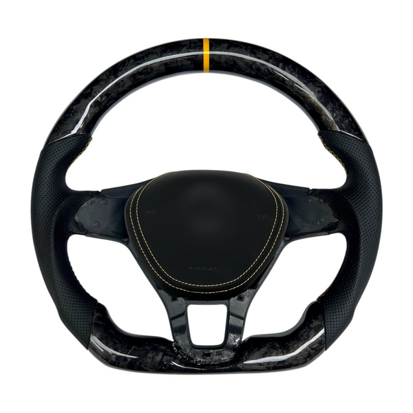 Carbon Fiber Steering Wheel for Golf MK7, Alltrack, E-Golf, Tiguan, Jetta, Passat, Arteon