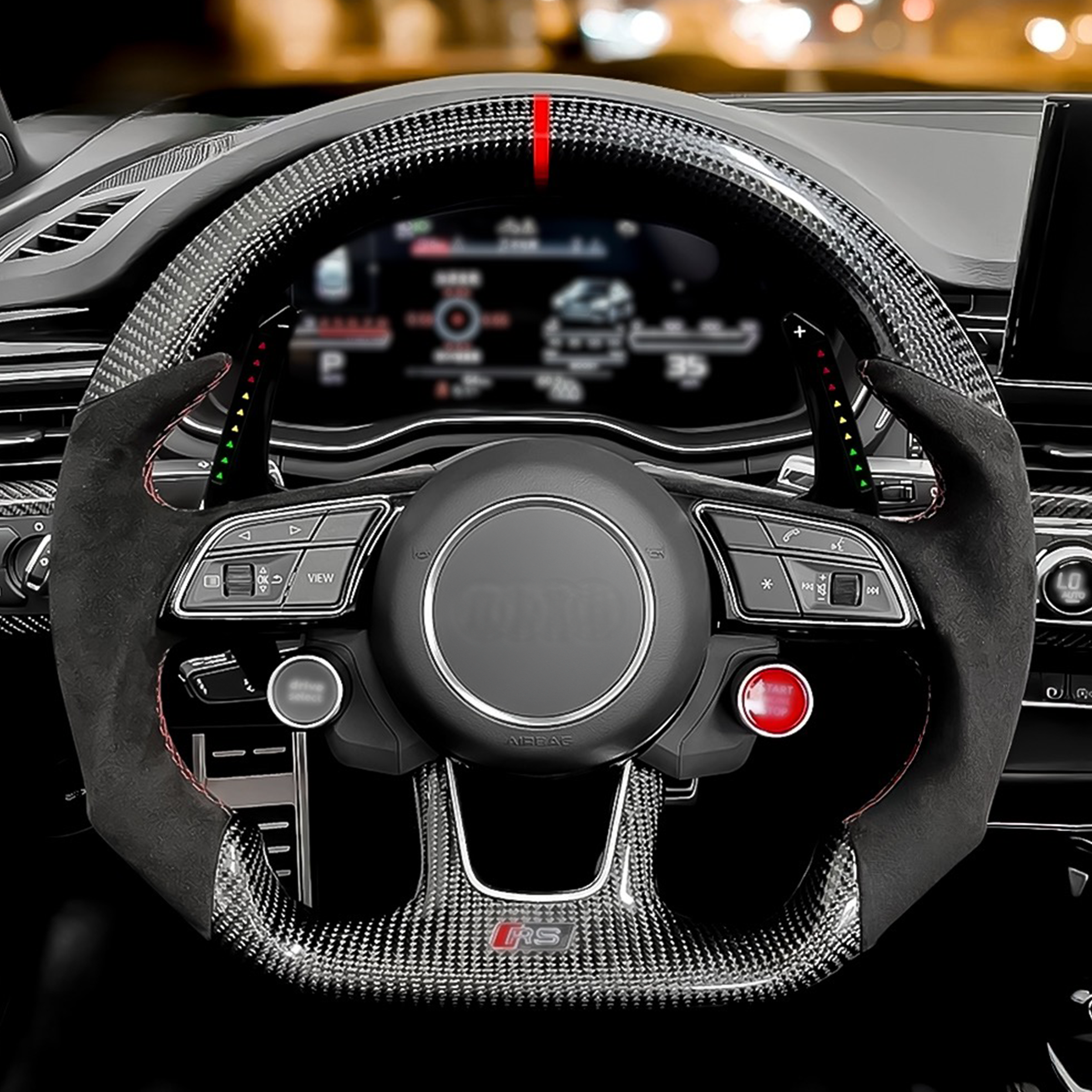 LED Paddle Shifters for Audi A1, A2, A3, A4, A5, Q3, Q5, RS4, RS5, RS6, RS7, S4, S5, S6, S7, S8