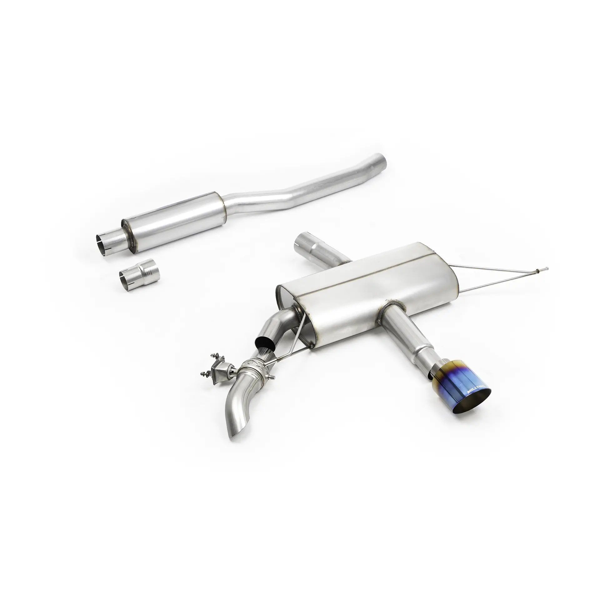 Milltek Sport Resonated GPF-Back Exhaust - Burnt Titanium Tips for Mini Cooper JCW F66 (2024–2026)