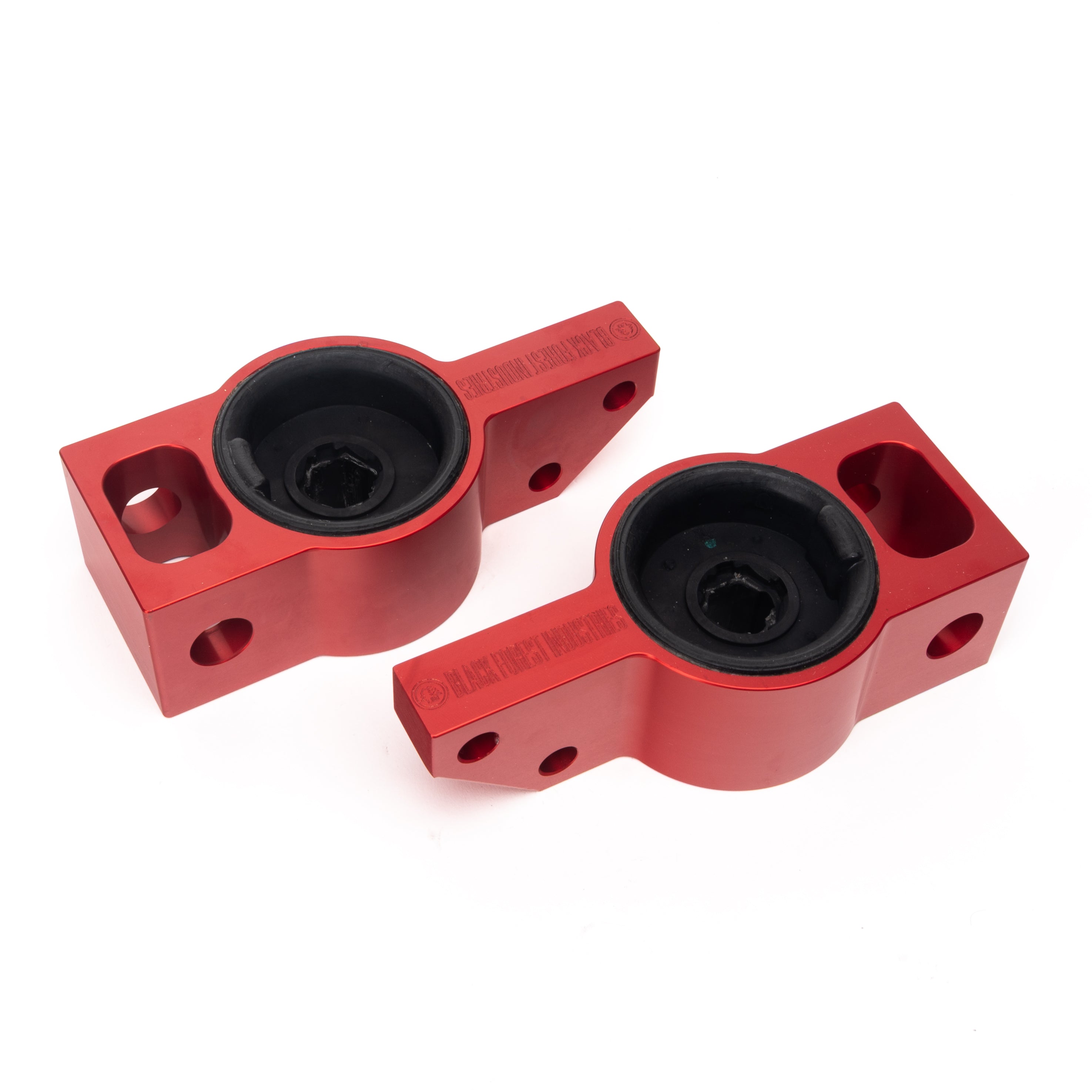 BFI Caster+ Rear Control Arm Brackets with TTRS Solid Rubber Bushings for Volkswagen Passat B6 & Tiguan Mk1 (2005–2016)