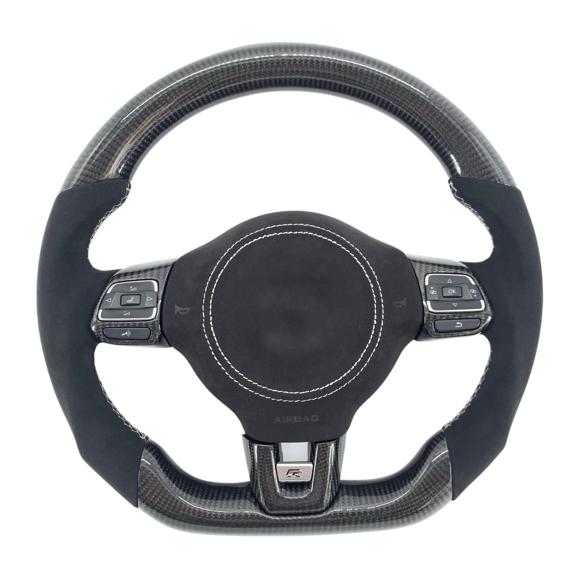 Carbon Fiber Steering Wheel for Golf MK6, Passat, Polo, Scirocco