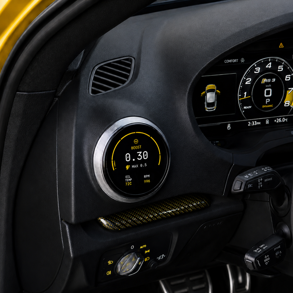 Zeroline Vent Gauge in Yellow